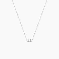 Collier Or Blanc Sabine Diamants