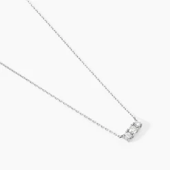 Collier Or Blanc Sabine Diamants
