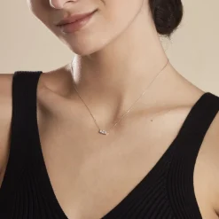 Collier Or Blanc Sabine Diamants