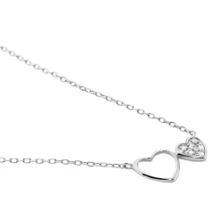 Collier Or Blanc Stacia Diamants