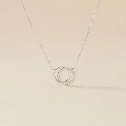 Collier Or Blanc Tresha Diamants