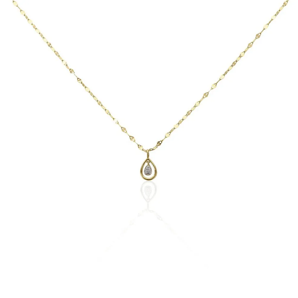 Collier Or Jaune Abhay Diamants