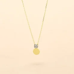 Collier Or Jaune Abihu Diamants