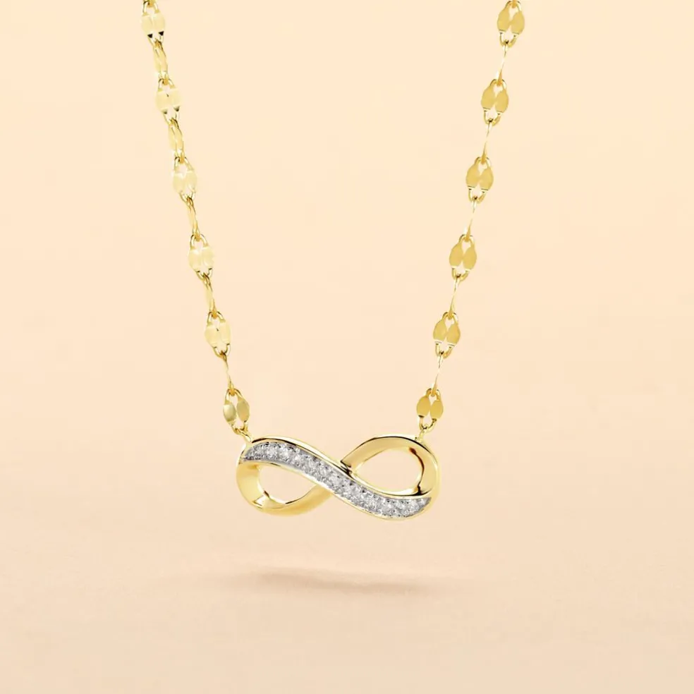 Collier Or Jaune Abimael Diamants