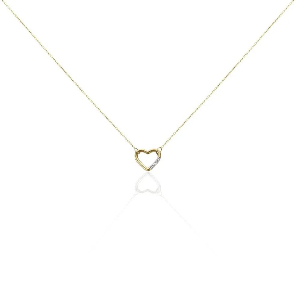 Collier Or Jaune Abiram Diamants