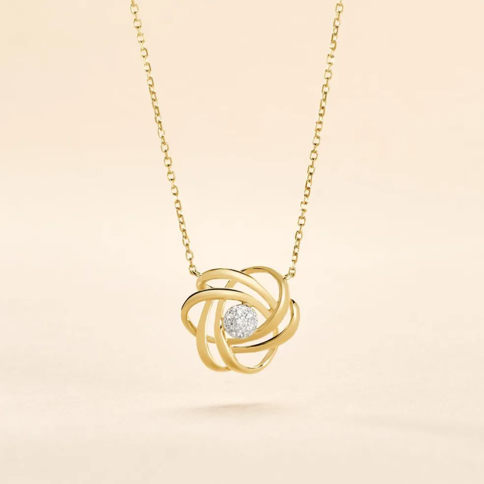 Collier Or Jaune Afua Diamants