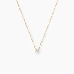 Collier Or Jaune Aphrodite Et Diamant