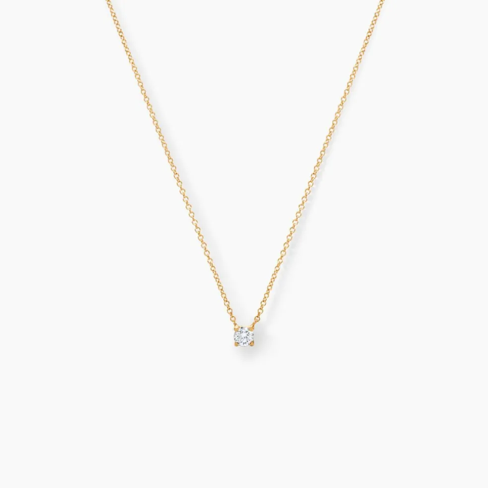 Collier Or Jaune Aphrodite Et Diamant