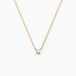 Collier Or Jaune Aphrodite Et Diamant