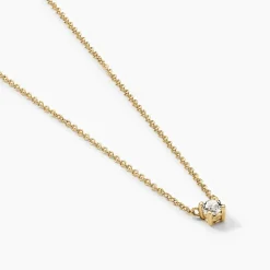 Collier Or Jaune Aphrodite Et Diamant