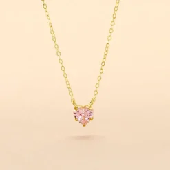 Collier Or Jaune Avaya Oxyde De Zirconium