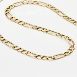 Collier Or Jaune Cameo Maille Alternée 1/3