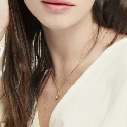 Collier Or Jaune Clothilde Citrine