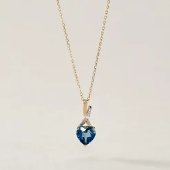 Collier Or Jaune Clothilde Topaze