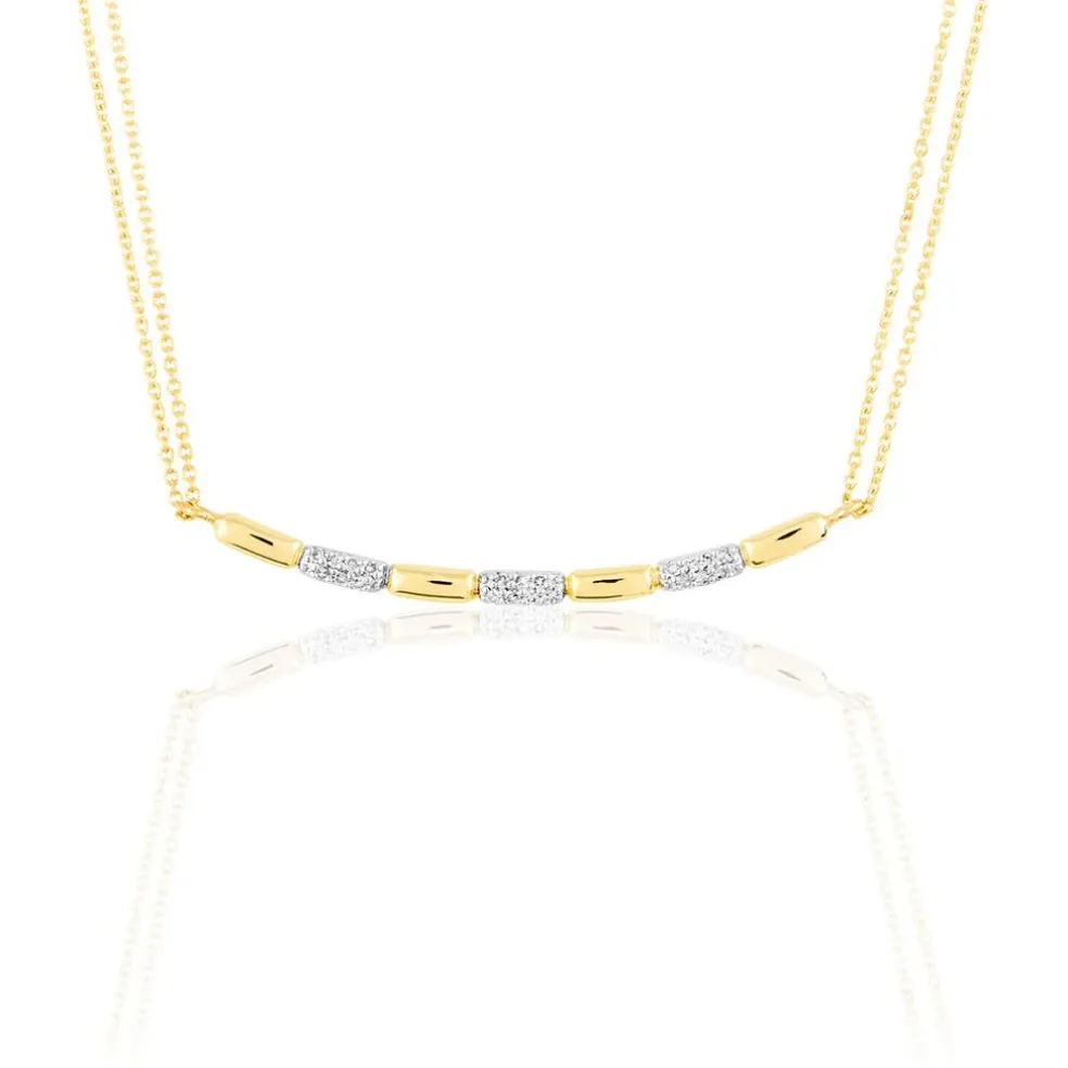 Collier Or Jaune Diamant
