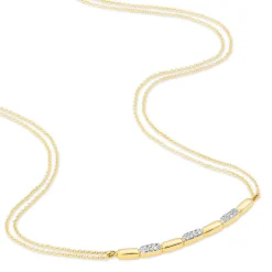 Collier Or Jaune Diamant