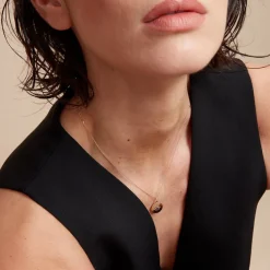 Collier Or Jaune Evening Star Amethyste