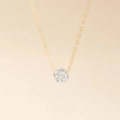 Collier Or Jaune Hepsibah Cristal