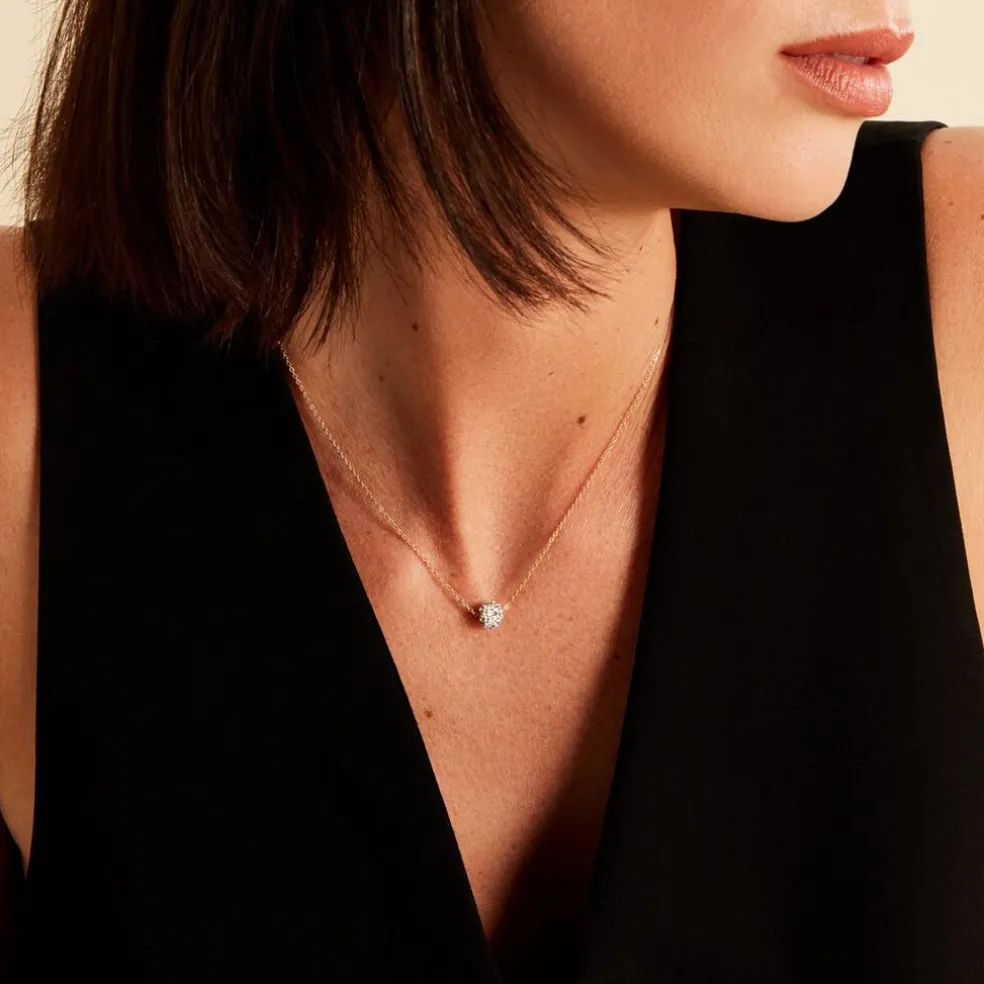 Collier Or Jaune Hepsibah Cristal