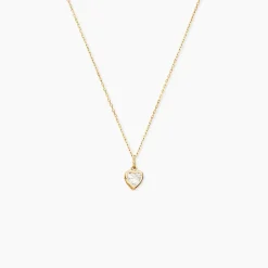 Collier Or Jaune Idony Oxyde De Zirconium