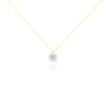 Collier Or Jaune Ludmille Oxyde De Zirconium