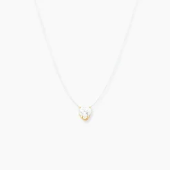 Collier Or Jaune Maiorga Oxyde De Zirconium