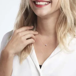 Collier Or Jaune Maiorga Oxyde De Zirconium