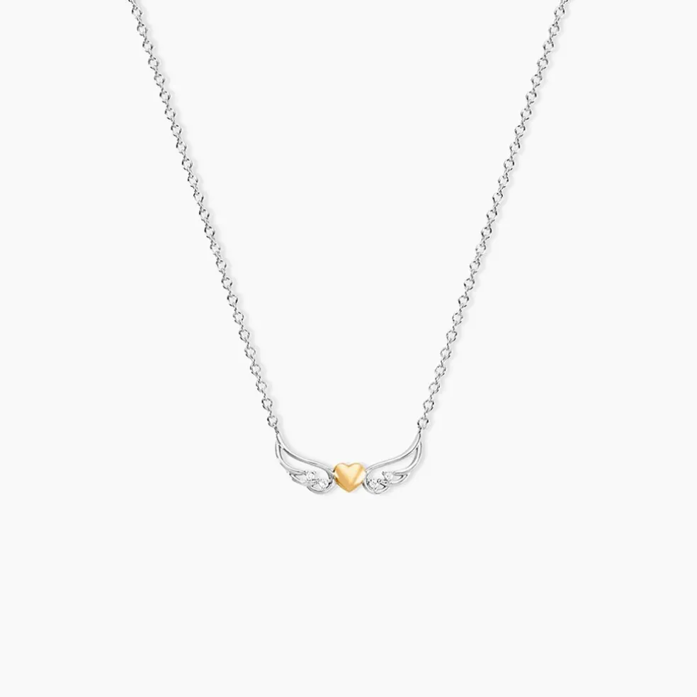 Collier Or Jaune Oxyde De Zirconium