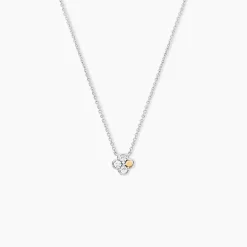 Collier Or Jaune Oxyde De Zirconium