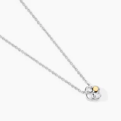 Collier Or Jaune Oxyde De Zirconium