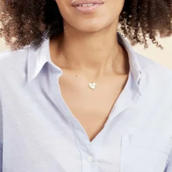 Collier Or Jaune Proxumae Nacre