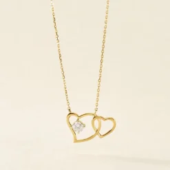 Collier Or Jaune Shiela Oxyde Central