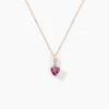 Collier Or Rose Clothilde Rhodolite
