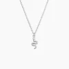 Collier Oria Argent Blanc