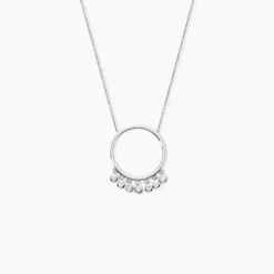 Collier Orida Argent Blanc Oxyde De Zirconium