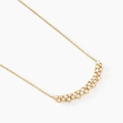 Collier Orion Or Jaune Oxyde De Zirconium