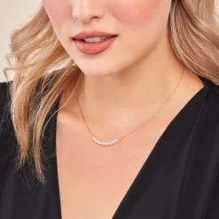 Collier Orion Or Jaune Oxyde De Zirconium