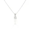 Collier Orphee Or Blanc Diamant