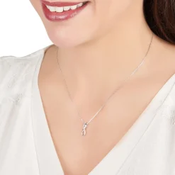 Collier Osanna Or Blanc Diamants