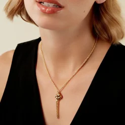 Collier Paavali Or Jaune