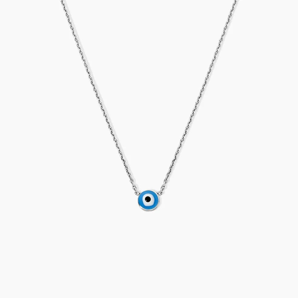 Collier Parad'eyes Argent Blanc
