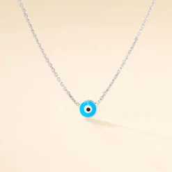 Collier Parad'eyes Argent Blanc