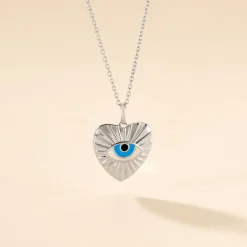 Collier Parad'eyes Argent Blanc