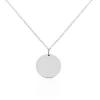 Collier Paula Argent Blanc