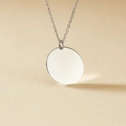 Collier Paula Argent Blanc