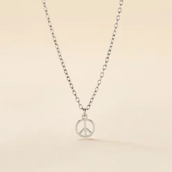 Collier Paz Argent Blanc