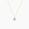 Collier Pear C Or Jaune Diamant