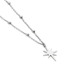 Collier Pearce Argent Blanc