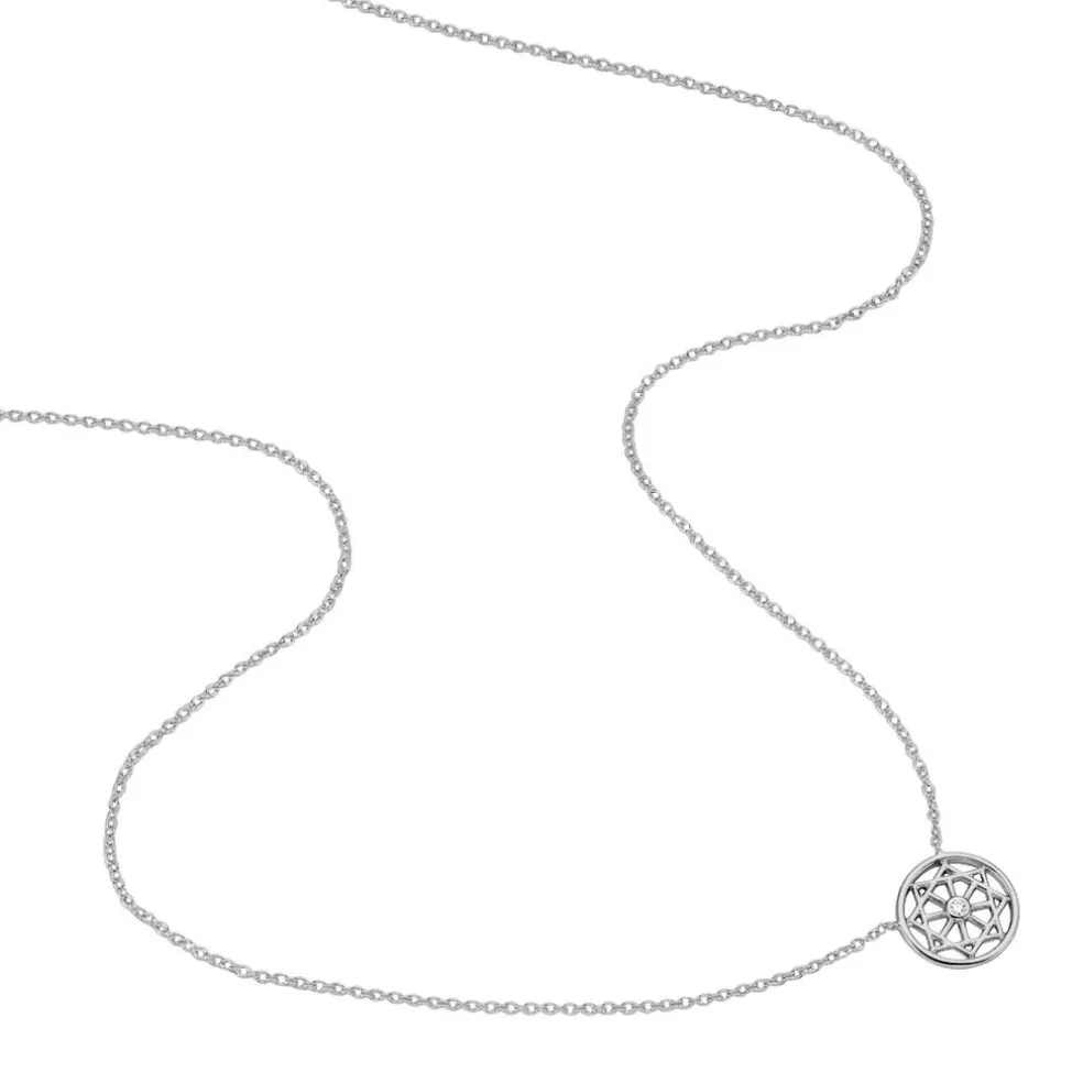 Collier Peinda Argent Blanc Oxyde De Zirconium