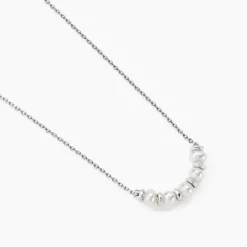 Collier Perlissima Argent Blanc Perle De Culture